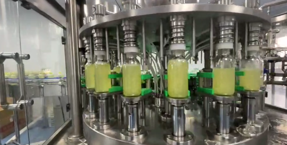 玻璃瓶裝100-1200ml全自動灌裝生產(chǎn)線